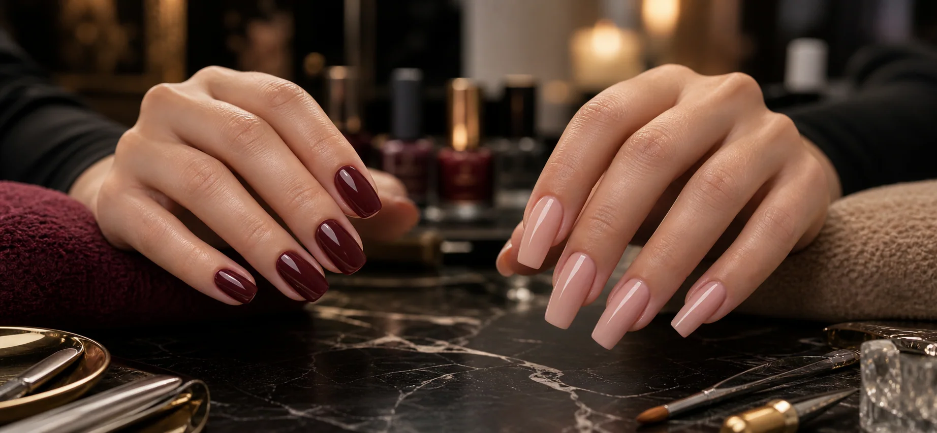 Gel vs acrylic nails comparison