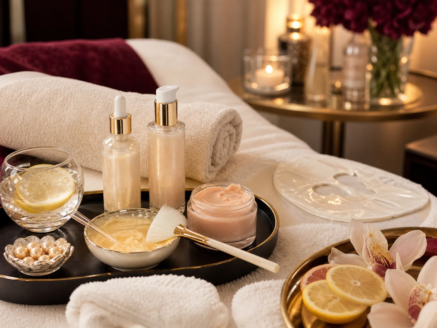 Brightening facial treatment